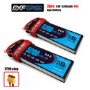 (CN)DXF 2S Lipo Battery 7.4V 80C 6200mAh Soft Case Battery with EC5 XT90 Connector for Car Truck Tank RC Buggy Truggy Racing Hobby