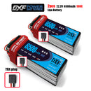 (CN)DXF 6S Lipo Battery 22.2V 100C6500mAh Soft Case Battery with EC5 XT90 Connector for Car Truck Tank RC Buggy Truggy Racing Hobby