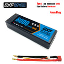 (CN)DXF 4mm 2S 8000mAh 7.6V 130C Batteria Lipo ad Alta Capacità Hardcase con XT90 Spina per 1:8 Scala RC Auto, Multi-Rotore RC Aeroplano, RC Elicottero, RC Barca