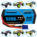(CN)DXF 4S 5200 mAh 14.8V 60C Batteria Lipo ad Alta Capacità Hardcase con XT90 Spina per 1:8 Scala RC Auto, Multi-Rotore RC Aeroplano, RC Elicottero, RC Barca