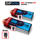(CN)DXF 3S Lipo Battery 11.1V 100C  6500mAh Soft Case Battery with EC5 XT90 Connector for Car Truck Tank RC Buggy Truggy Racing Hobby