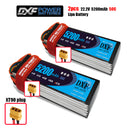 (CN)DXF 6S Lipo Battery 22.2V 50C 5200mAh Soft Case Battery with EC5 XT90 Connector for Car Truck Tank RC Buggy Truggy Racing Hobby