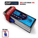 (CN)DXF 6S Lipo Battery 22.2V 100C 5200mAh Soft Case Battery with EC5 XT90 Connector for Car Truck Tank RC Buggy Truggy Racing Hobby