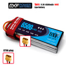 (CN)DXF 3S Lipo Battery 11.1V 100C  6500mAh Soft Case Battery with EC5 XT90 Connector for Car Truck Tank RC Buggy Truggy Racing Hobby