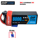 (CN)DXF 4S Lipo Battery 15.2V 130C 8000mAh Soft Case Battery with EC5 XT90 Connector for Car Truck Tank RC Buggy Truggy Racing Hobby