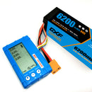 (CN)DXF High Voltage 4S 6200 mAh 14.8V 80C Batteria Lipo ad Alta Capacità Hardcase con XT90 Spina per 1:8 Scala RC Auto, Multi-Rotore RC Aeroplano, RC Elicottero, RC Barca