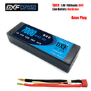 (CN)DXF 4mm 2S 7000mAh 7.4V 60C Batteria Lipo ad Alta Capacità Hardcase con XT90 Spina per 1:8 Scala RC Auto, Multi-Rotore RC Aeroplano, RC Elicottero, RC Barca