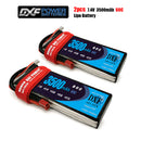 (CN)DXF 2S Lipo Battery 7.4V 60C 3500mAh Soft Case Battery with EC5 XT90 Connector for Car Truck Tank RC Buggy Truggy Racing Hobby