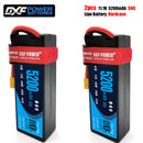 (CN)DXF 3S 5200 mAh 11.1V 50C Batteria Lipo ad Alta Capacità Hardcase con XT90 Spina per 1:8 Scala RC Auto, Multi-Rotore RC Aeroplano, RC Elicottero, RC Barca