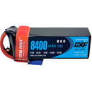 (CN)DXF 4S Lipo Battery 14.8V 120C 8400mAh Soft Case Battery with EC5 XT90 Connector for Car Truck Tank RC Buggy Truggy Racing Hobby