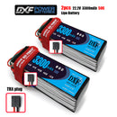 (CN)DXF 6S Lipo Battery 22.2V 50C 3300mAh Soft Case Battery with EC5 XT90 Connector for Car Truck Tank RC Buggy Truggy Racing Hobby