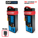 (CN)DXF High Voltage 3S 8000 mAh 11.4V 130C Batteria Lipo ad Alta Capacità Hardcase con XT90 Spina per 1:8 Scala RC Auto, Multi-Rotore RC Aeroplano, RC Elicottero, RC Barca