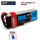 (CN)DXF 2S Lipo Battery 7.4V 100C7000mAh Soft Case Battery with EC5 XT90 Connector for Car Truck Tank RC Buggy Truggy Racing Hobby