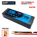 (CN)DXF 4mm 2S 5200mAh 7.4V 50C Batteria Lipo ad Alta Capacità Hardcase con XT90 Spina per 1:8 Scala RC Auto, Multi-Rotore RC Aeroplano, RC Elicottero, RC Barca