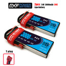 (CN)DXF 2S Lipo Battery 7.4V 30C 3000mAh Soft Case Battery with EC5 XT90 Connector for Car Truck Tank RC Buggy Truggy Racing Hobby
