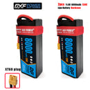 (CN)DXF High Voltage 3S 8000 mAh 11.4V 130C Batteria Lipo ad Alta Capacità Hardcase con XT90 Spina per 1:8 Scala RC Auto, Multi-Rotore RC Aeroplano, RC Elicottero, RC Barca