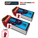 (CN)DXF 6S Lipo Battery 22.2V 100C 6500mAh Soft Case Battery with EC5 XT90 Connector for Car Truck Tank RC Buggy Truggy Racing Hobby