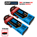 (CN)DXF 2S 7000mAh 7.4V 100C Batteria Lipo ad Alta Capacità Hardcase con XT90 Spina per 1:8 Scala RC Auto, Multi-Rotore RC Aeroplano, RC Elicottero, RC Barca