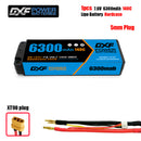 (CN)DXF 5mm 2S 6300mAh 7.6V 140C Batteria LCG Lipo ad Alta Capacità Hardcase con XT90 Spina per 1:8 Scala RC Auto, Multi-Rotore RC Aeroplano, RC Elicottero, RC Barca