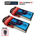 (CN)DXF 2S Lipo Battery 7.4V 50C 3500mAh Soft Case Battery with EC5 XT90 Connector for Car Truck Tank RC Buggy Truggy Racing Hobby