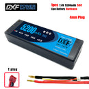 (CN)DXF 4mm 2S 5200mAh 7.4V 50C Batteria Lipo ad Alta Capacità Hardcase con XT90 Spina per 1:8 Scala RC Auto, Multi-Rotore RC Aeroplano, RC Elicottero, RC Barca