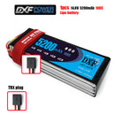 (CN)DXF 4S Lipo Battery 14.8V 100C 5200mAh Soft Case Battery with EC5 XT90 Connector for Car Truck Tank RC Buggy Truggy Racing Hobby