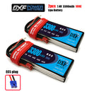 (CN)DXF 2S Lipo Battery 7.4V 100C 3300mAh Soft Case Battery with EC5 XT90 Connector for Car Truck Tank RC Buggy Truggy Racing Hobby