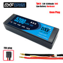 (CN)DXF 4mm 2S 5200mAh 7.4V 50C Batteria Lipo ad Alta Capacità Hardcase con XT90 Spina per 1:8 Scala RC Auto, Multi-Rotore RC Aeroplano, RC Elicottero, RC Barca