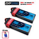 (CN)DXF 2S 7000mAh 7.4V 60C Batteria Lipo ad Alta Capacità Hardcase con XT90 Spina per 1:8 Scala RC Auto, Multi-Rotore RC Aeroplano, RC Elicottero, RC Barca