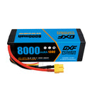 (CN)DXF High Voltage 4S 8000 mAh 15.2V 130C Batteria Lipo ad Alta Capacità Hardcase con XT90 Spina per 1:8 Scala RC Auto, Multi-Rotore RC Aeroplano, RC Elicottero, RC Barca