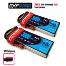 (CN)DXF 2S Lipo Battery 7.4V 30C 3000mAh Soft Case Battery with EC5 XT90 Connector for Car Truck Tank RC Buggy Truggy Racing Hobby