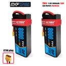 (CN)DXF High Voltage 3S 8000 mAh 11.4V 130C Batteria Lipo ad Alta Capacità Hardcase con XT90 Spina per 1:8 Scala RC Auto, Multi-Rotore RC Aeroplano, RC Elicottero, RC Barca