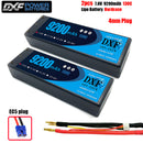 (CN)DXF 4mm 2S 9200mAh 7.6V 130C Batteria Lipo ad Alta Capacità Hardcase con XT90 Spina per 1:8 Scala RC Auto, Multi-Rotore RC Aeroplano, RC Elicottero, RC Barca