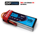 (CN)DXF 3S Lipo Battery 11.1V 50C 3300mAh Soft Case Battery with EC5 XT90 Connector for Car Truck Tank RC Buggy Truggy Racing Hobby