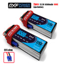 (CN)DXF 6S Lipo Battery 22.2V 100C6500mAh Soft Case Battery with EC5 XT90 Connector for Car Truck Tank RC Buggy Truggy Racing Hobby