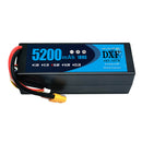 (CN)DXF High Voltage 4S 5200 mAh 14.8V 100C Batteria Lipo ad Alta Capacità Hardcase con XT90 Spina per 1:8 Scala RC Auto, Multi-Rotore RC Aeroplano, RC Elicottero, RC Barca