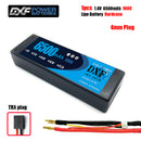 (CN)DXF 4mm 2S 6500mAh 7.4V 100C Batteria Lipo ad Alta Capacità Hardcase con XT90 Spina per 1:8 Scala RC Auto, Multi-Rotore RC Aeroplano, RC Elicottero, RC Barca