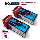 (CN)DXF 6S Lipo Battery 22.2V 50C 6200mAh Soft Case Battery with EC5 XT90 Connector for Car Truck Tank RC Buggy Truggy Racing Hobby