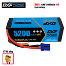 (CN)DXF 4S 5200 mAh 14.8V 60C Batteria Lipo ad Alta Capacità Hardcase con XT90 Spina per 1:8 Scala RC Auto, Multi-Rotore RC Aeroplano, RC Elicottero, RC Barca