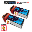 (CN)DXF 6S Lipo Battery 22.2V 100C Graphene 5200mAh Soft Case Battery with EC5 XT90 Connector for Car Truck Tank RC Buggy Truggy Racing Hobby