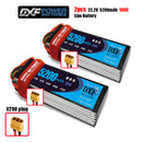 (CN)DXF 6S Lipo Battery 22.2V 80C 6200mAh Soft Case Battery with EC5 XT90 Connector for Car Truck Tank RC Buggy Truggy Racing Hobby