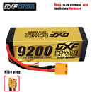 (CN)DXF High Voltage 4S 9200 mAh 15,2 V 130C Batteria Lipo ad Alta Capacità Hardcase con XT90 Spina per 1:8 Scala RC Auto, Multi-Rotore RC Aeroplano, RC Elicottero, RC Barca