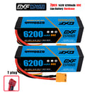 (CN)DXF High Voltage 4S 6200 mAh 14.8V 80C Batteria Lipo ad Alta Capacità Hardcase con XT90 Spina per 1:8 Scala RC Auto, Multi-Rotore RC Aeroplano, RC Elicottero, RC Barca