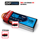 (CN)DXF 3S Lipo Battery 11.1V 60C  4200mAh Soft Case Battery with EC5 XT90 Connector for Car Truck Tank RC Buggy Truggy Racing Hobby