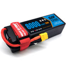 (CN)DXF High Voltage 3S 8000 mAh 11.4V 130C Batteria Lipo ad Alta Capacità Hardcase con XT90 Spina per 1:8 Scala RC Auto, Multi-Rotore RC Aeroplano, RC Elicottero, RC Barca