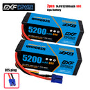 (CN)DXF 4S 5200 mAh 14.8V 60C Batteria Lipo ad Alta Capacità Hardcase con XT90 Spina per 1:8 Scala RC Auto, Multi-Rotore RC Aeroplano, RC Elicottero, RC Barca