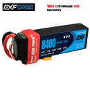 (CN)DXF 3S Lipo Battery 11.1V 120C 8400mAh Soft Case Battery with EC5 XT90 Connector for Car Truck Tank RC Buggy Truggy Racing Hobby