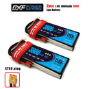 (CN)DXF 2S Lipo Battery 7.4V 100C 3800mAh Soft Case Battery with EC5 XT90 Connector for Car Truck Tank RC Buggy Truggy Racing Hobby