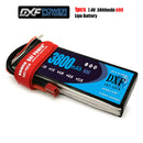 (CN)DXF 2S Lipo Battery 7.4V 60C 3800mAh Soft Case Battery with EC5 XT90 Connector for Car Truck Tank RC Buggy Truggy Racing Hobby