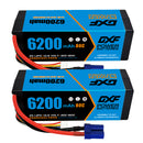 (CN)DXF High Voltage 4S 6200 mAh 14.8V 80C Batteria Lipo ad Alta Capacità Hardcase con XT90 Spina per 1:8 Scala RC Auto, Multi-Rotore RC Aeroplano, RC Elicottero, RC Barca